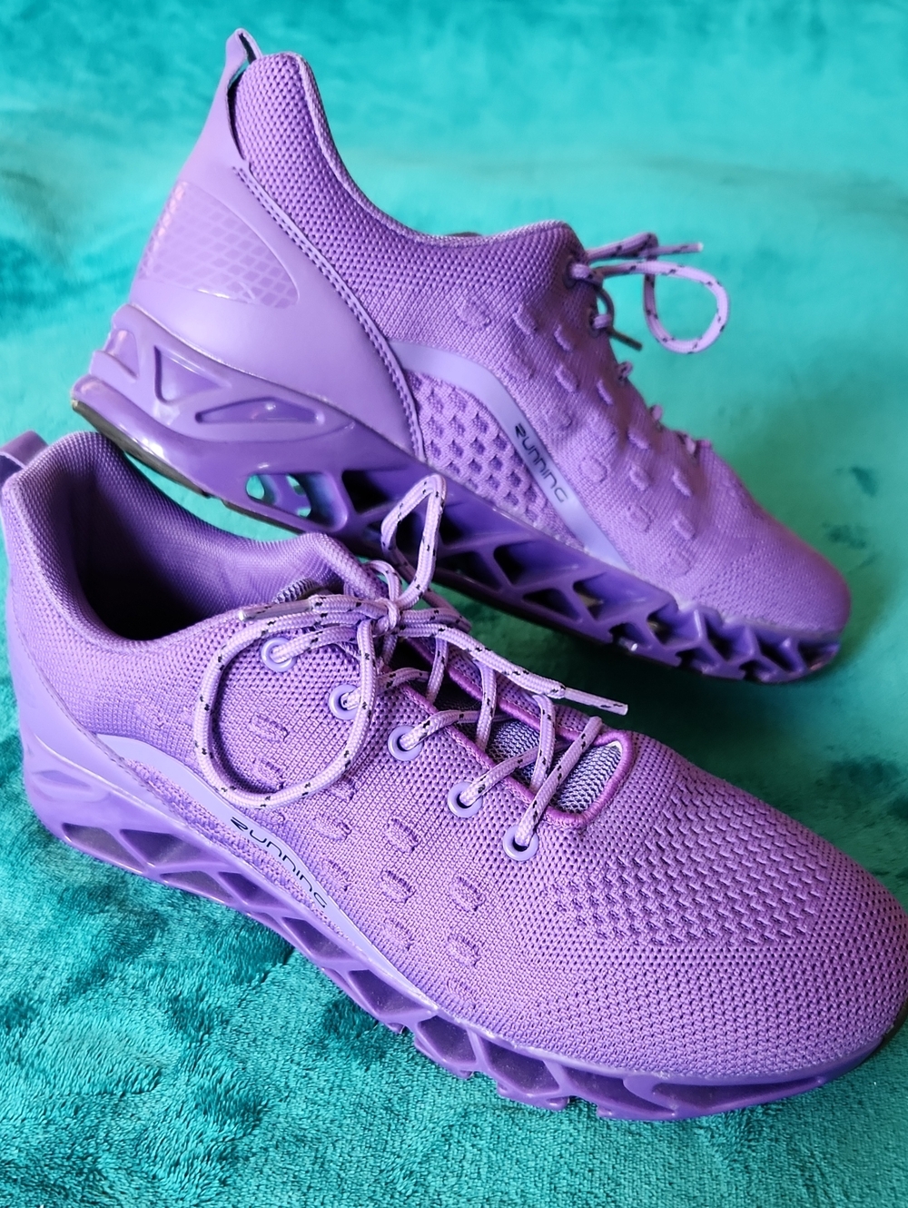 Women’s Purple Athletic Running Shoes - Size 10